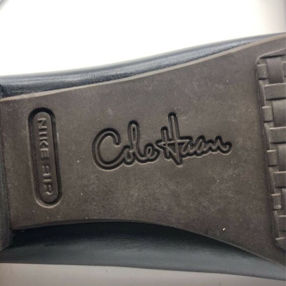 Cole Haan Womens Loafers Black/Brown Moc Toe - Picture 7 of 8